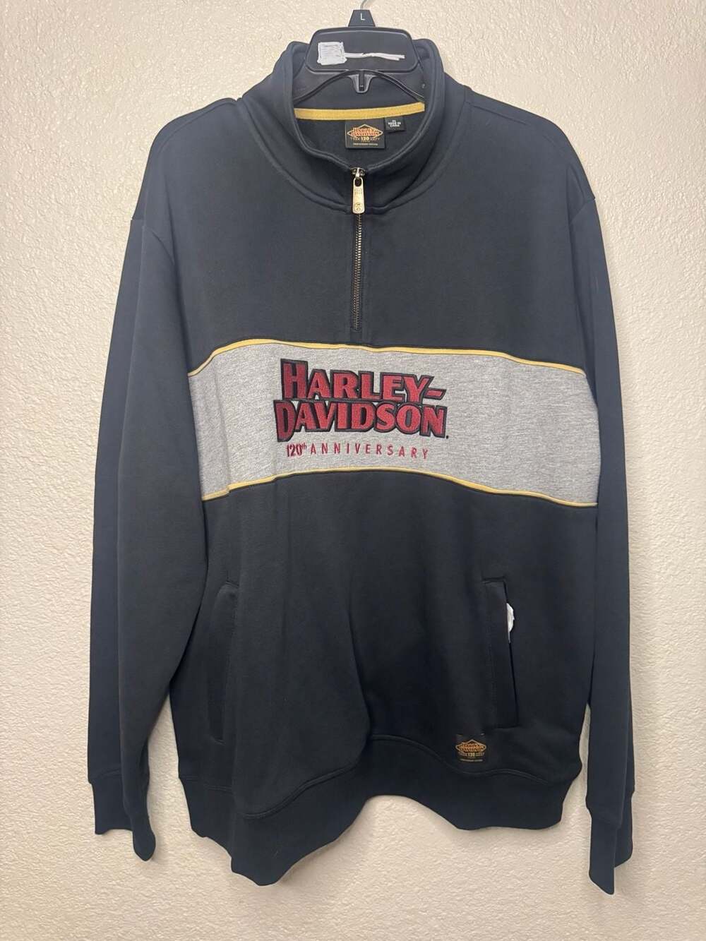 Harley-Davidson 120th Anniversary Quarter-Zip Sweatshirt XL
